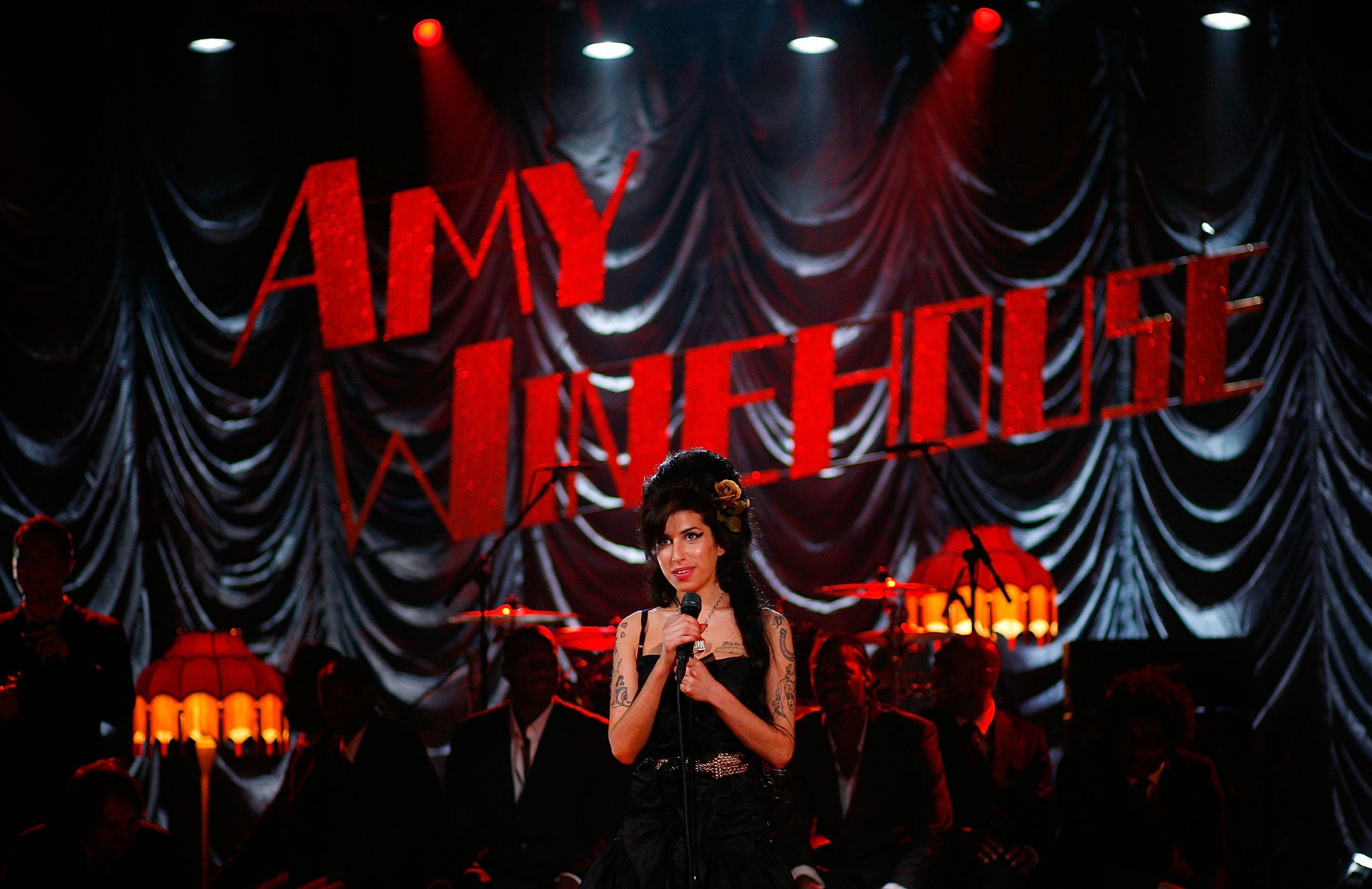 The singer Amy Winehouse in 2008
